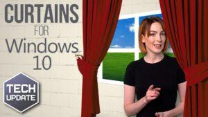 Windows 10 - Curtains as it ends